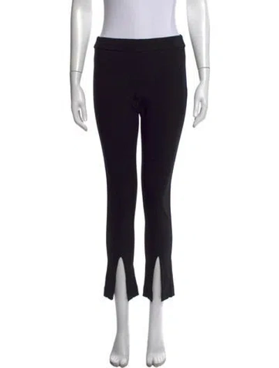 Pre-owned La Ligne Straight Leg Pants In Black