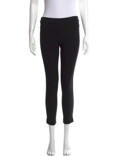 Pre-owned La Ligne Straight Leg Pants In Black