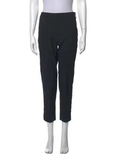 Pre-owned La Ligne Straight Leg Pants In Black