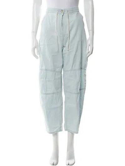 Pre-owned La Ligne Straight Leg Pants In Blue