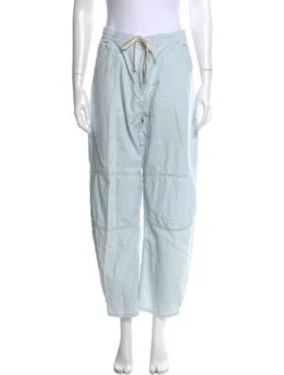 Pre-owned La Ligne Straight Leg Pants In Blue