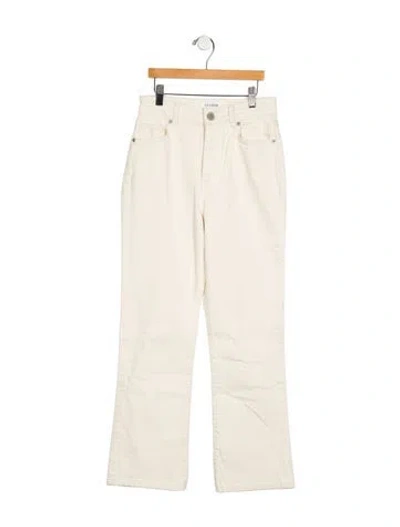Pre-owned La Ligne Straight Leg Pants In White