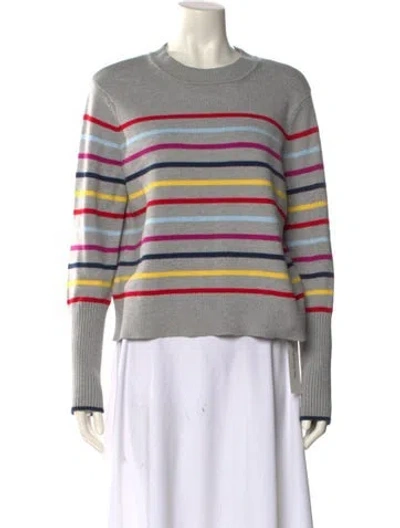 Pre-owned La Ligne Striped Crew Neck Sweater