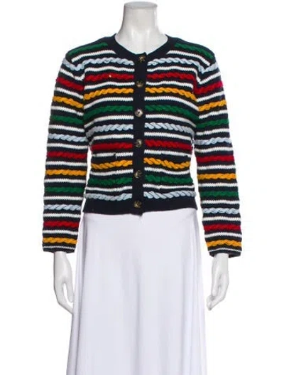 Pre-owned La Ligne Striped Crew Neck Sweater In Multi