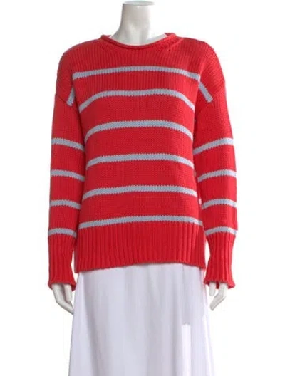 Pre-owned La Ligne Striped Crew Neck Sweater In Multi