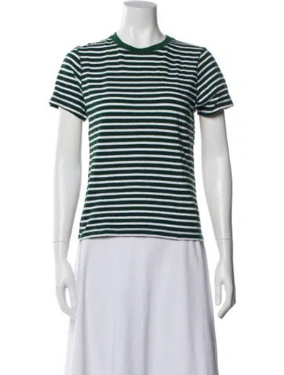 Pre-owned La Ligne Striped Crew Neck T-shirt In Multi