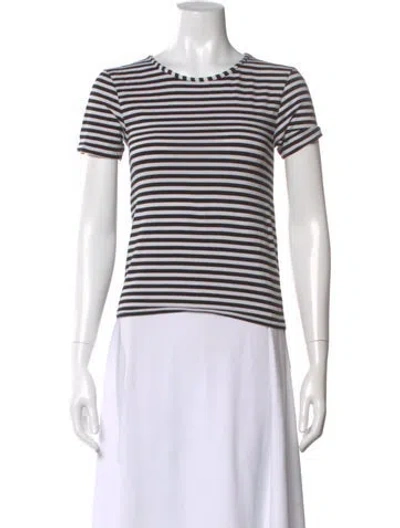 Pre-owned La Ligne Striped Crew Neck T-shirt In Multi