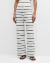 LA LIGNE STRIPED DRAWSTRING PANTS