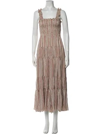 Pre-owned La Ligne Striped Long Dress