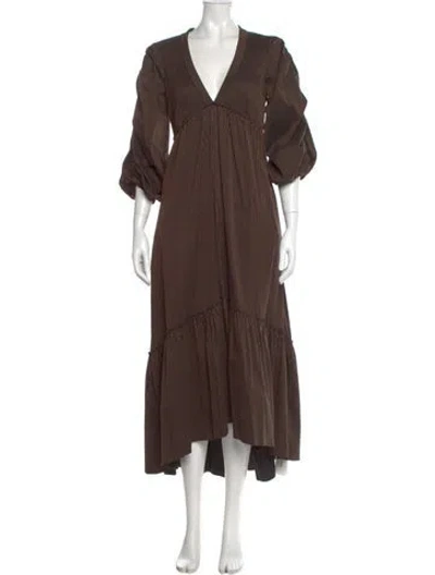 Pre-owned La Ligne Striped Long Dress In Multi