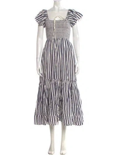 Pre-owned La Ligne Striped Long Dress In Multi