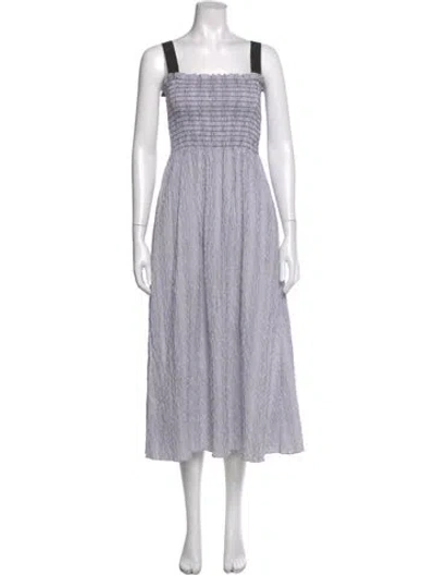 Pre-owned La Ligne Striped Long Dress In Multi