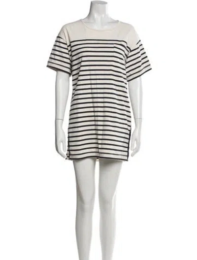 Pre-owned La Ligne Striped Mini Dress In Multi