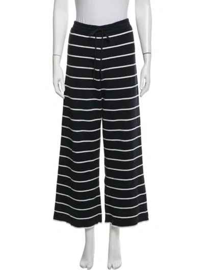 Pre-owned La Ligne Striped Sweatpants In Black
