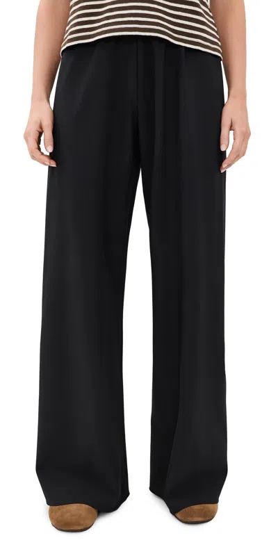 La Ligne Tropical Wool Colby Pants Black