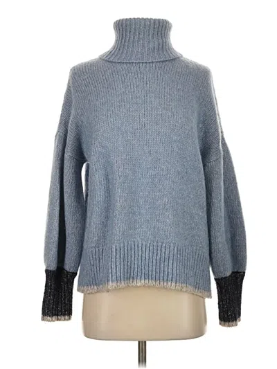 Pre-owned La Ligne Turtleneck Sweater In Blue