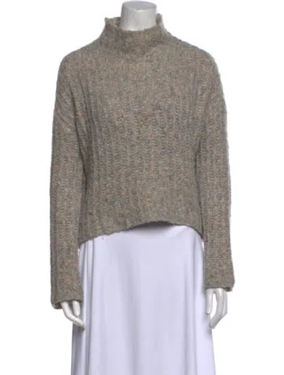 Pre-owned La Ligne Turtleneck Sweater In Gray