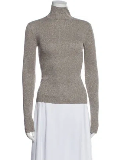 Pre-owned La Ligne Turtleneck Sweater In Gray