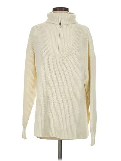 Pre-owned La Ligne Turtleneck Sweater In Ivory
