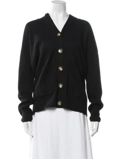 Pre-owned La Ligne V-neck Sweater In Black