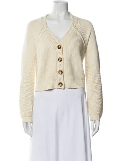 Pre-owned La Ligne V-neck Sweater In Blue