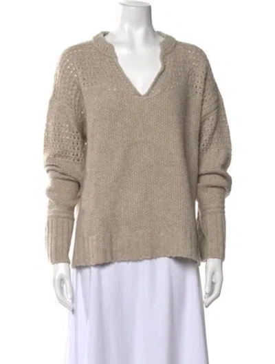 Pre-owned La Ligne V-neck Sweater In Neutrals