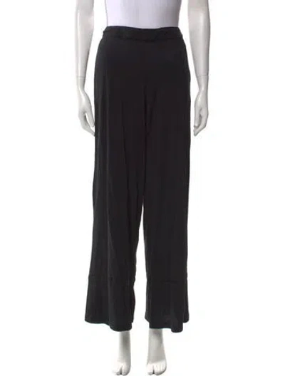 Pre-owned La Ligne Wide Leg Pants In Black