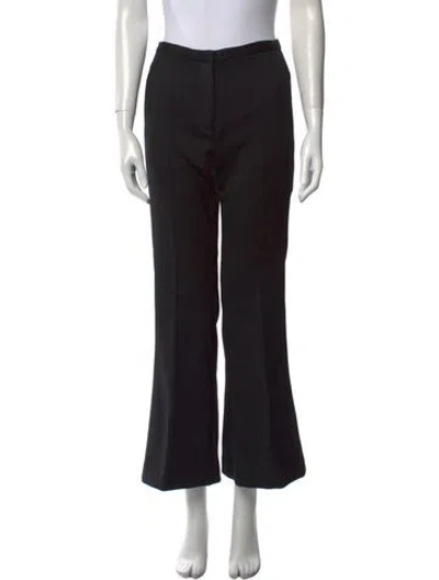 Pre-owned La Ligne Wide Leg Pants In Black
