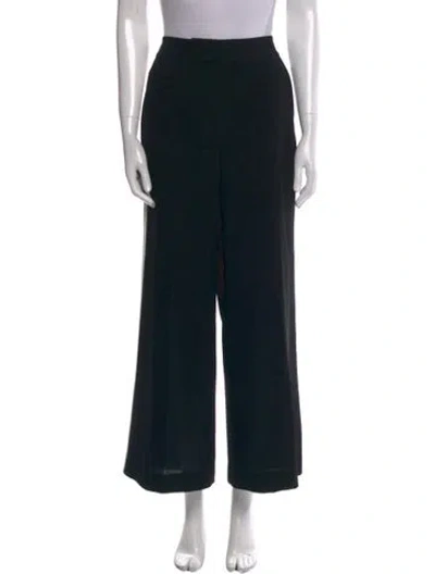 Pre-owned La Ligne Wide Leg Pants In Black
