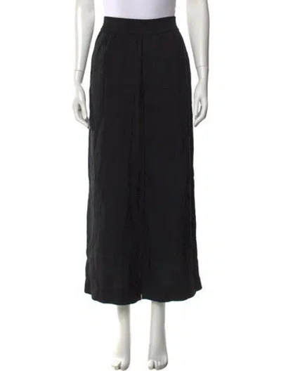 Pre-owned La Ligne Wide Leg Pants In Black