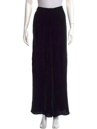 Pre-owned La Ligne Wide Leg Pants In Black
