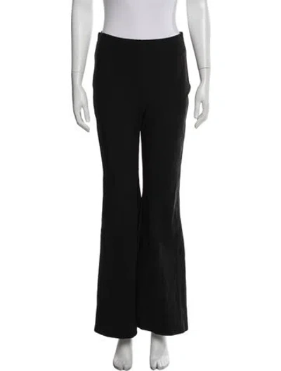 Pre-owned La Ligne Wide Leg Pants In Black
