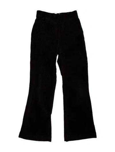 Pre-owned La Ligne Wide Leg Pants In Black