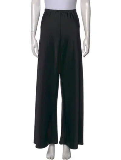 Pre-owned La Ligne Wide Leg Pants In Black