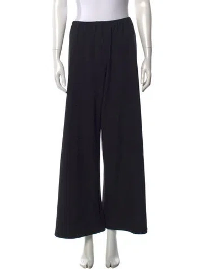 Pre-owned La Ligne Wide Leg Pants In Black