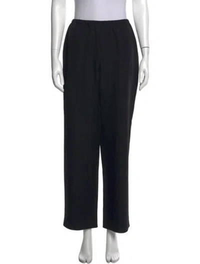 Pre-owned La Ligne Wide Leg Pants In Black