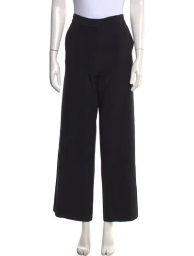 Pre-owned La Ligne Wide Leg Pants In Black