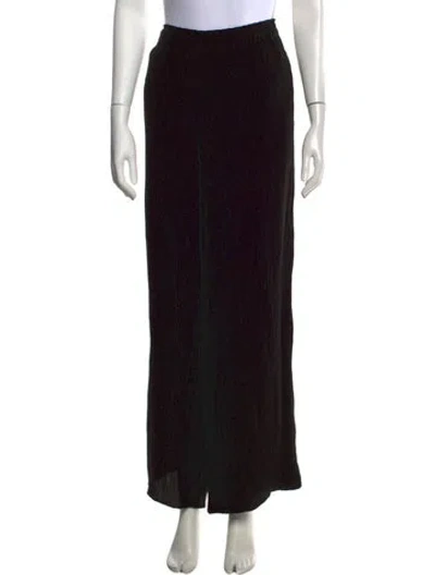 Pre-owned La Ligne Wide Leg Pants In Black