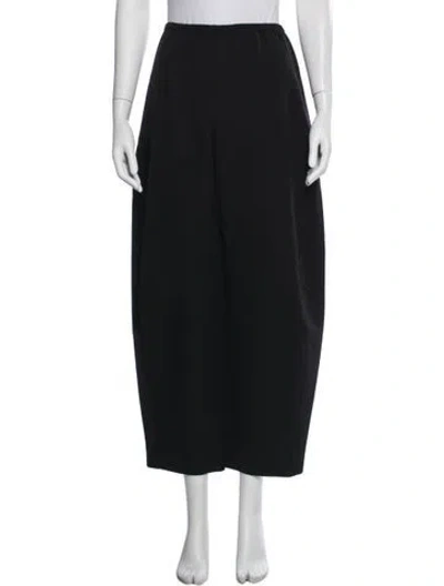 Pre-owned La Ligne Wide Leg Pants In Black
