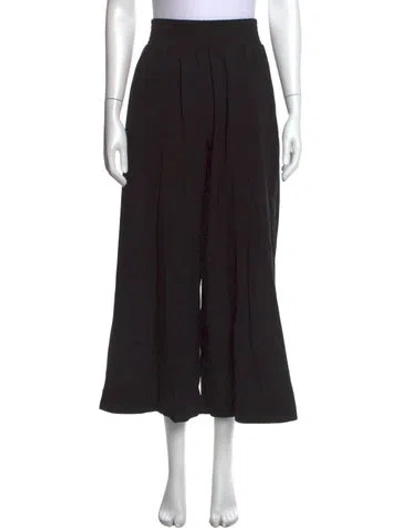 Pre-owned La Ligne Wide Leg Pants In Black