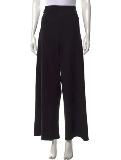 Pre-owned La Ligne Wide Leg Pants In Black