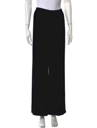 Pre-owned La Ligne Wide Leg Pants In Black