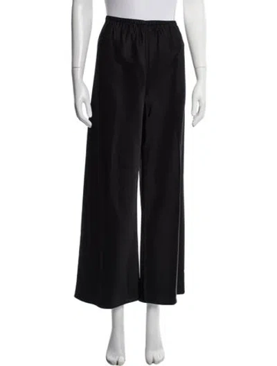Pre-owned La Ligne Wide Leg Pants In Black