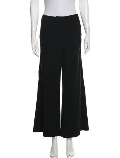 Pre-owned La Ligne Wide Leg Pants In Black