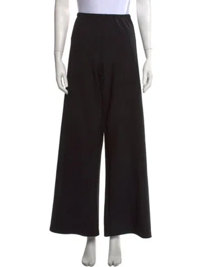 Pre-owned La Ligne Wide Leg Pants In Black