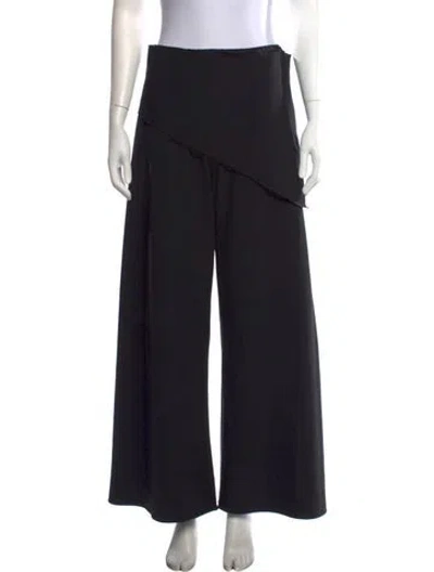 Pre-owned La Ligne Wide Leg Pants In Black
