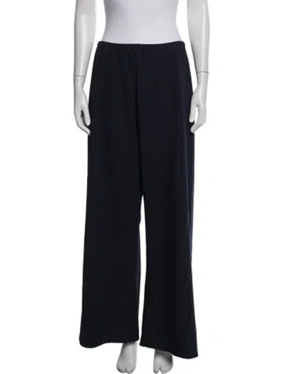 Pre-owned La Ligne Wide Leg Pants In Black