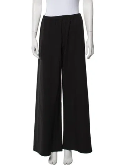 Pre-owned La Ligne Wide Leg Pants In Black/blue