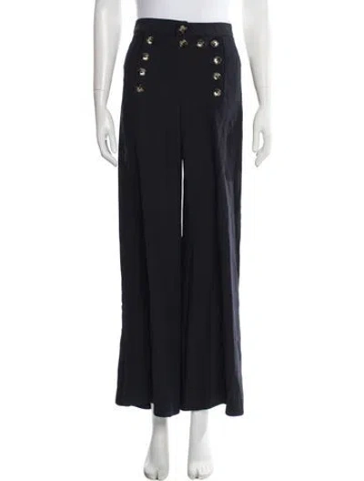 Pre-owned La Ligne Wide Leg Pants In Blue