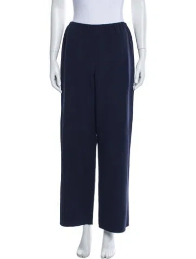 Pre-owned La Ligne Wide Leg Pants In Blue